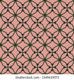 Seamless geometric ornamental vector pattern. Abstract background