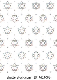 Seamless geometric ornamental vector pattern. Abstract background
