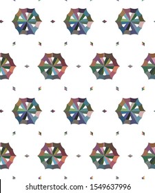 Seamless geometric ornamental vector pattern. Abstract background