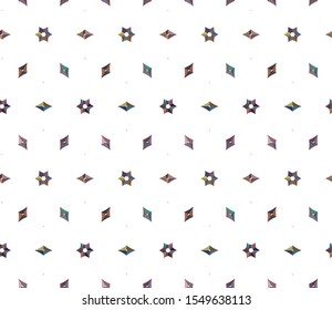 Seamless geometric ornamental vector pattern. Abstract background