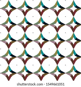 Seamless geometric ornamental vector pattern. Abstract background