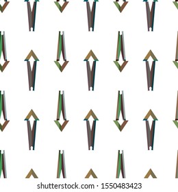 Seamless geometric ornamental vector pattern. Abstract background