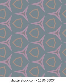 Seamless geometric ornamental vector pattern. Abstract background