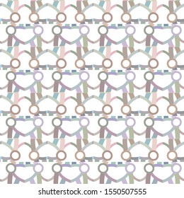 Seamless geometric ornamental vector pattern. Abstract background