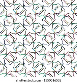 Seamless geometric ornamental vector pattern. Abstract background