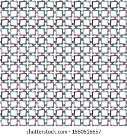 Seamless geometric ornamental vector pattern. Abstract background