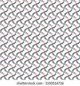 Seamless geometric ornamental vector pattern. Abstract background