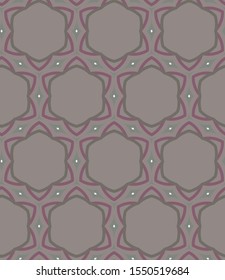 Seamless geometric ornamental vector pattern. Abstract background