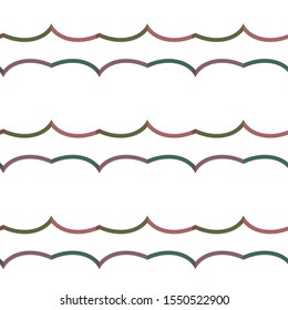 Seamless geometric ornamental vector pattern. Abstract background