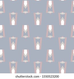 Seamless geometric ornamental vector pattern. Abstract background
