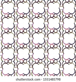 Seamless geometric ornamental vector pattern. Abstract background