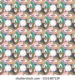 Seamless geometric ornamental vector pattern. Abstract background