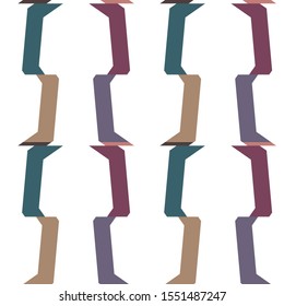 Seamless geometric ornamental vector pattern. Abstract background