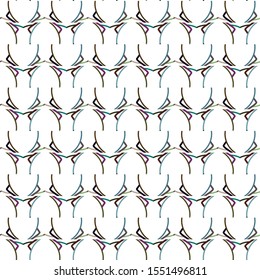 Seamless geometric ornamental vector pattern. Abstract background