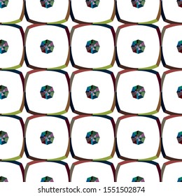 Seamless geometric ornamental vector pattern. Abstract background