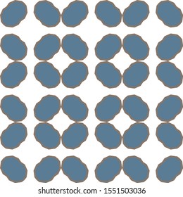 Seamless geometric ornamental vector pattern. Abstract background