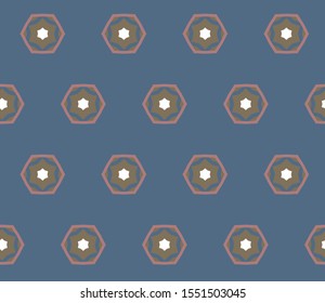 Seamless geometric ornamental vector pattern. Abstract background