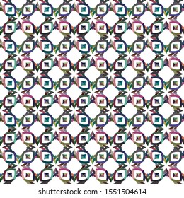 Seamless geometric ornamental vector pattern. Abstract background
