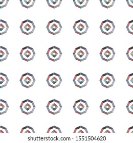 Seamless geometric ornamental vector pattern. Abstract background