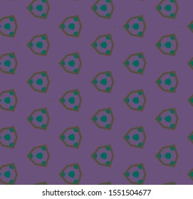 Seamless geometric ornamental vector pattern. Abstract background
