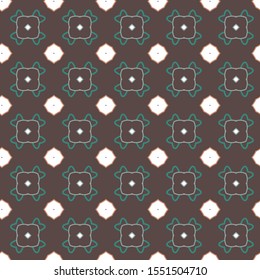 Seamless geometric ornamental vector pattern. Abstract background