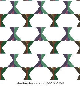 Seamless geometric ornamental vector pattern. Abstract background