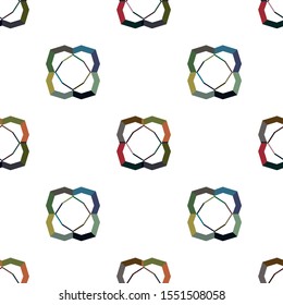 Seamless geometric ornamental vector pattern. Abstract background