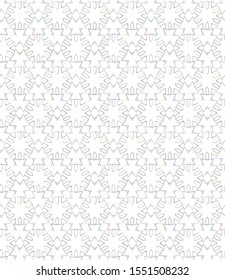 Seamless geometric ornamental vector pattern. Abstract background