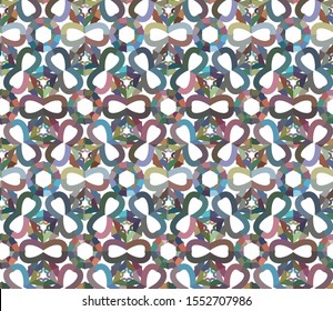 Seamless geometric ornamental vector pattern. Abstract background