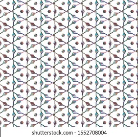 Seamless geometric ornamental vector pattern. Abstract background