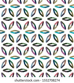Seamless geometric ornamental vector pattern. Abstract background