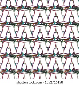 Seamless geometric ornamental vector pattern. Abstract background