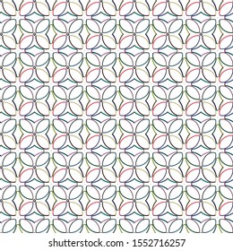 Seamless geometric ornamental vector pattern. Abstract background