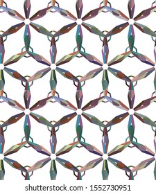 Seamless geometric ornamental vector pattern. Abstract background