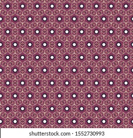 Seamless geometric ornamental vector pattern. Abstract background
