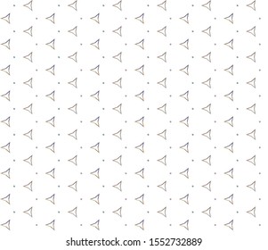 Seamless geometric ornamental vector pattern. Abstract background
