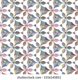 Seamless geometric ornamental vector pattern. Abstract background
