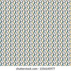 Seamless geometric ornamental vector pattern. Abstract background