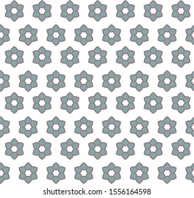 Seamless geometric ornamental vector pattern. Abstract background