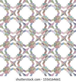 Seamless geometric ornamental vector pattern. Abstract background