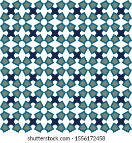 Seamless geometric ornamental vector pattern. Abstract background