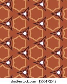 Seamless geometric ornamental vector pattern. Abstract background