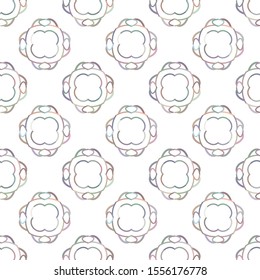 Seamless geometric ornamental vector pattern. Abstract background