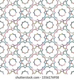 Seamless geometric ornamental vector pattern. Abstract background
