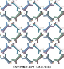 Seamless geometric ornamental vector pattern. Abstract background