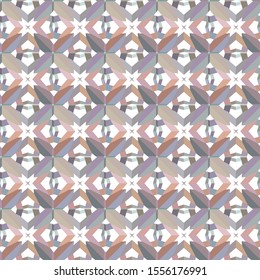 Seamless geometric ornamental vector pattern. Abstract background