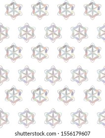 Seamless geometric ornamental vector pattern. Abstract background