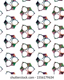 Seamless geometric ornamental vector pattern. Abstract background