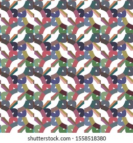 Seamless geometric ornamental vector pattern. Abstract background