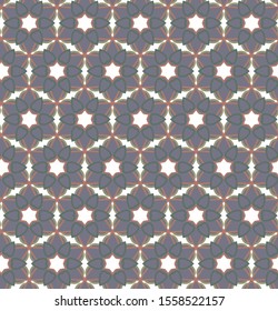 Seamless geometric ornamental vector pattern. Abstract background